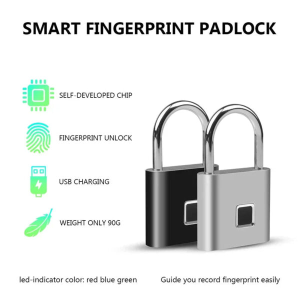 Smart Fingerprint Padlock - Image 7