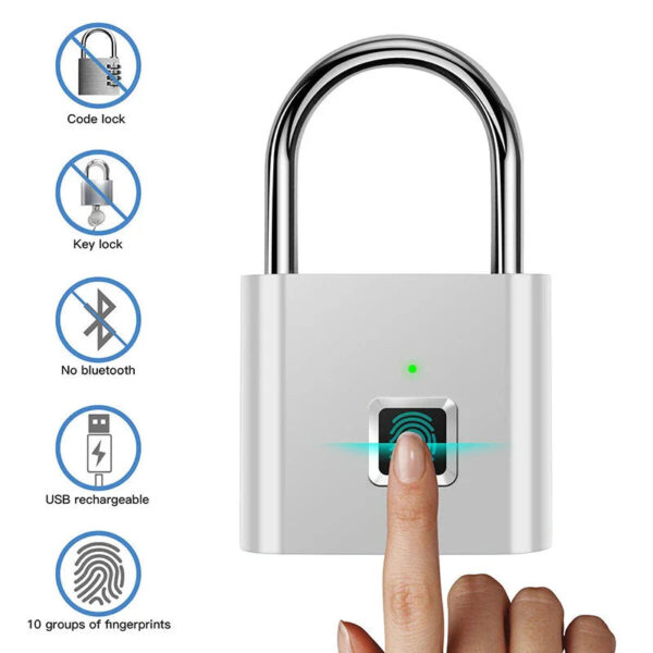 Smart Fingerprint Padlock - Image 5