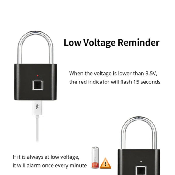 Smart Fingerprint Padlock - Image 6